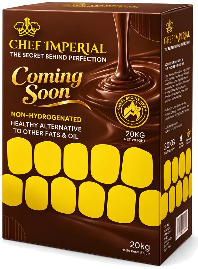 Chef Imperial brown 20 kg chocolate coating and dipping fats carton